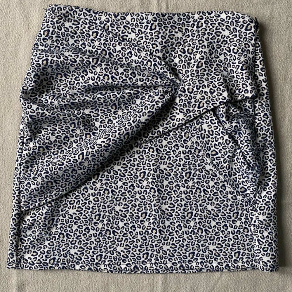 Animal Print Mini Skirt  SIZE S
